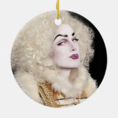 販売! 新しいサンタのケシのオーナメント! セラミックオーナメント (裏面)