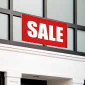 販売 横断幕 (ビルの外側)