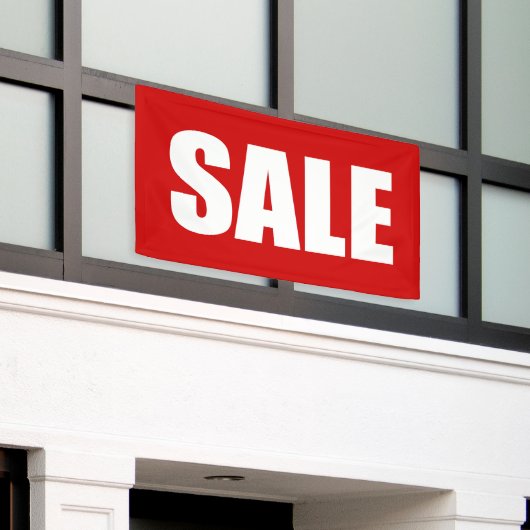 販売 横断幕 (ビルの外側)