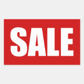 販売 長方形シール (正面)