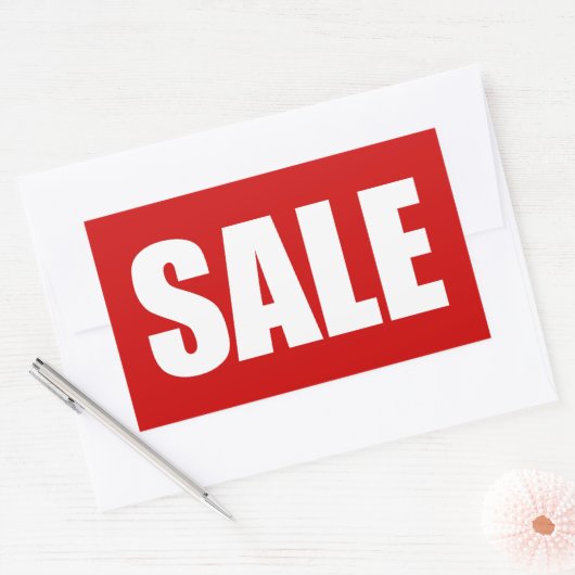 販売 長方形シール (封筒)