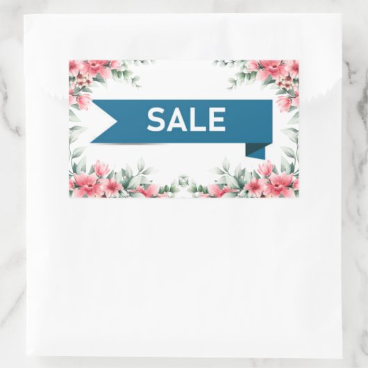 販売 長方形シール (バッグ)