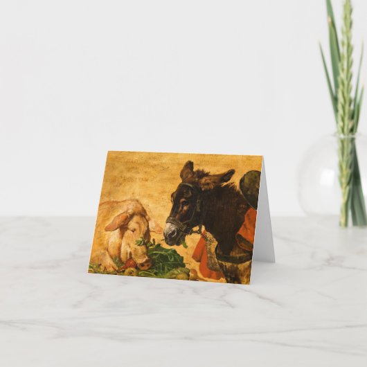 貪欲で怠け、適度に勤勉な サンキューカード (正面)