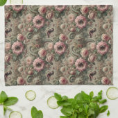 貪欲なベランダーズ – ゴシックビクトリアン様式 キッチンタオル (折り畳み)