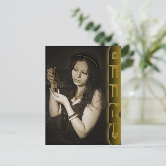 貪欲な人 ポストカード (スタンド正面)