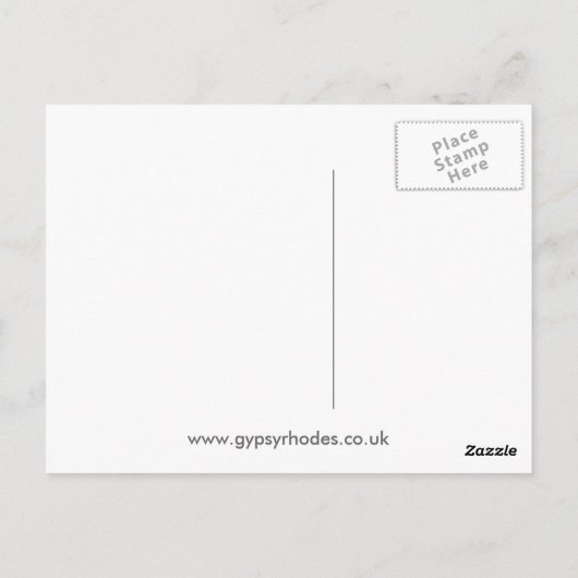 貪欲な人 ポストカード (裏面)