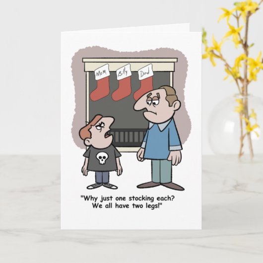 貪欲な少年 カード (黄色い花)