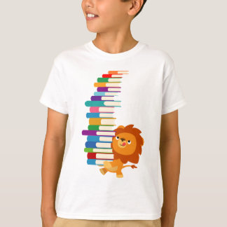 貪欲な読者(漫画のライオン)の子供のTシャツ Tシャツ