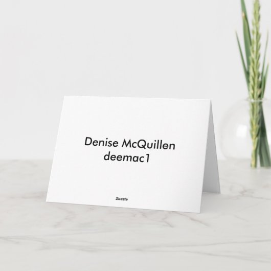 貪欲な豚誕生日 カード (裏面)