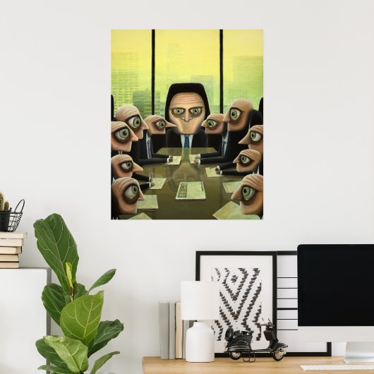 貪欲な ポスター (ホームオフィス)