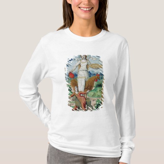 貪欲貪欲に対する寛大さ Tシャツ (正面)