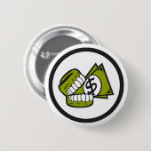 貪欲 缶バッジ (正面&裏面)