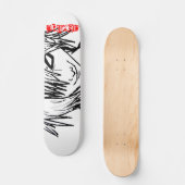 貫入が出られる スケートボード (正面)