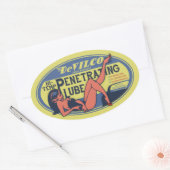 貫通性潤滑油 楕円形シール (封筒)