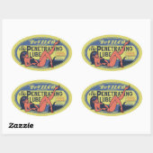 貫通性潤滑油 楕円形シール (シート)