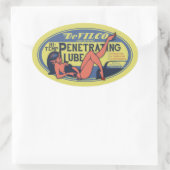 貫通性潤滑油 楕円形シール (バッグ)