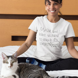 責おもしろい任の猫の言い訳がかわいいって Tシャツ