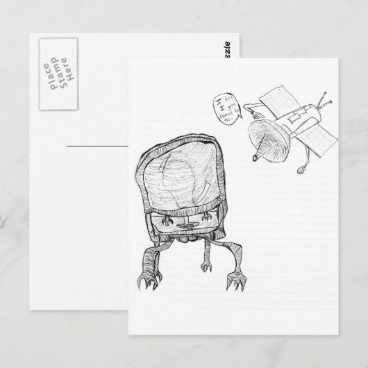 責める ポストカード (正面/裏面)