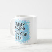 責任ある大人に巧みに変装する コーヒーマグカップ (正面左)