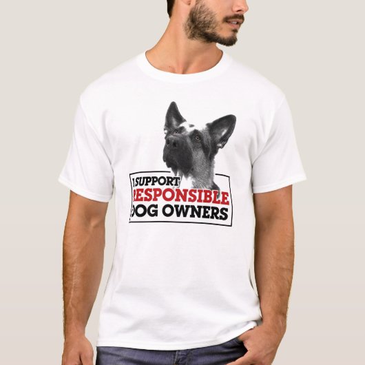 責任ある所有者GSD Tシャツ (正面)