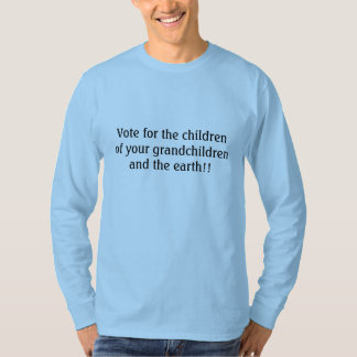 責任ある投票 選挙フレーズ Tシャツ