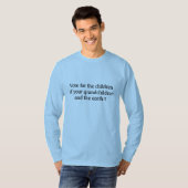 責任ある投票 選挙フレーズ Tシャツ (正面フル)