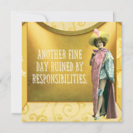 責任おもしろいによって台無しになる