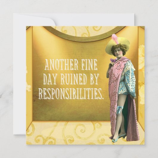 責任おもしろいによって台無しになる (正面)