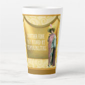 責任おもしろいによって台無しになる カフェラテマグ (正面)