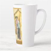 責任おもしろいによって台無しになる カフェラテマグ (右)