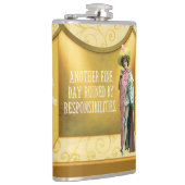 責任おもしろいによって台無しになる フラスク (右)