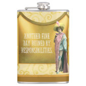 責任おもしろいによって台無しになる フラスク (正面)