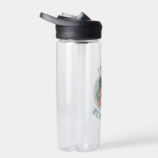 責任おもしろいを持って飲む ウォーターボトル (右面)