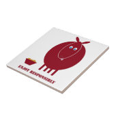 責任があ楽しんで下さい タイル (側面)