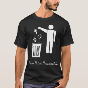 責任があ考えて下さい Tシャツ