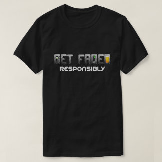 責任があ衰退したTシャツを得て下さい Tシャツ