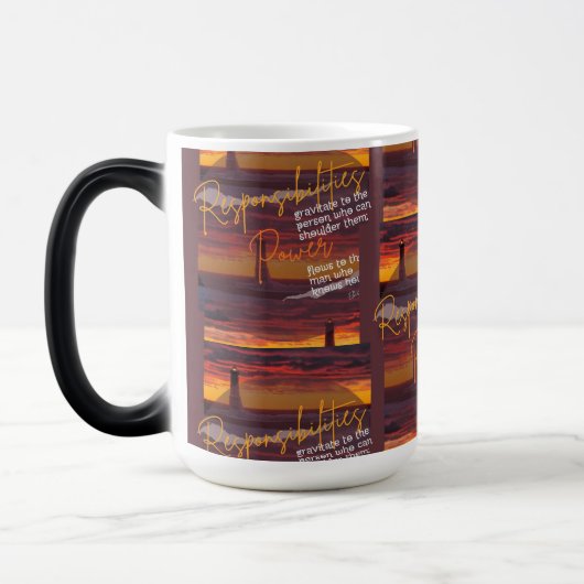 責任とパワーマグ モーフィングマグカップ (左)