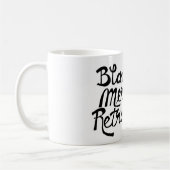 責任の水星の逆行のマグ コーヒーマグカップ (左)