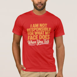 責任は負いません  Tシャツ