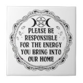 責任を持って下さい タイル (正面)