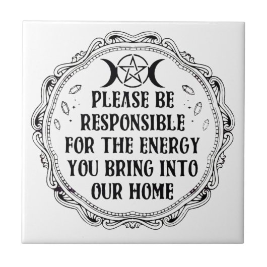 責任を持って下さい タイル (正面)