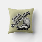 責任を持って悪臭を放つ クッション (裏面)