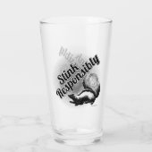 責任を持って悪臭を放つ タンブラーグラス (裏面)