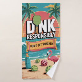 責任を持って潰されないピックボールDink バスタオル