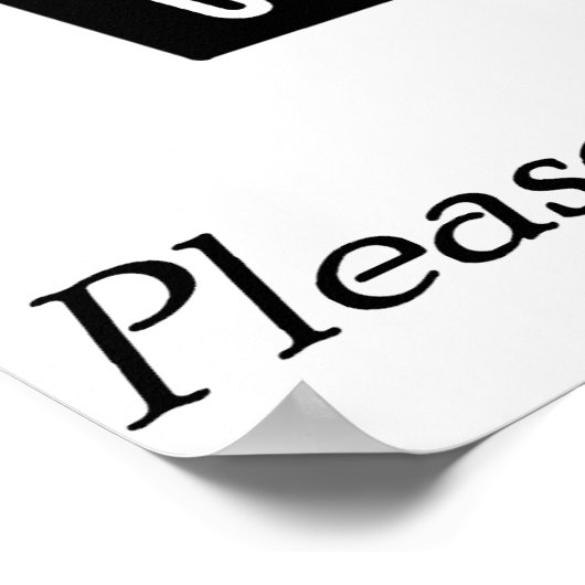 責任を持って考えお願い ポスター (角)