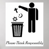 責任を持って考えお願い ポスター (正面)