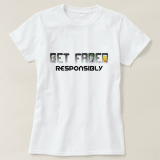 責任を持って色あせたTシャツ Tシャツ