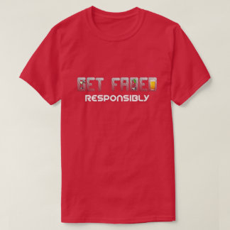 責任を持って色あせたTシャツ Tシャツ