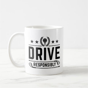 責任を持って運転する コーヒーマグカップ
