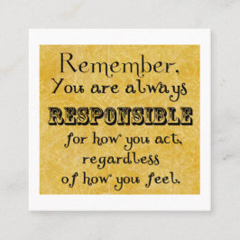 責任引用文感覚，カード スクエア名刺